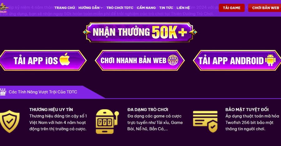 Đăng ký và tải app để nhận ngay 50K tiền thưởng từ hệ thống